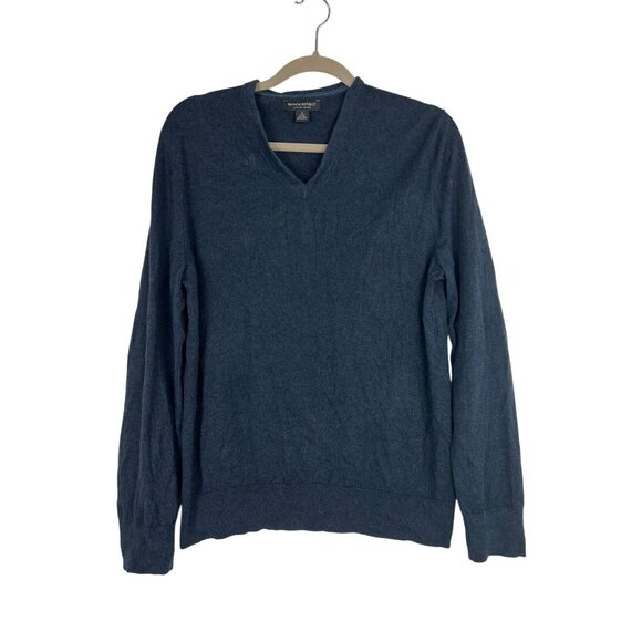 Banana Republic Other - Banana Republic Luxury Blend Men's Sweater Large Classic Blue V-Neck